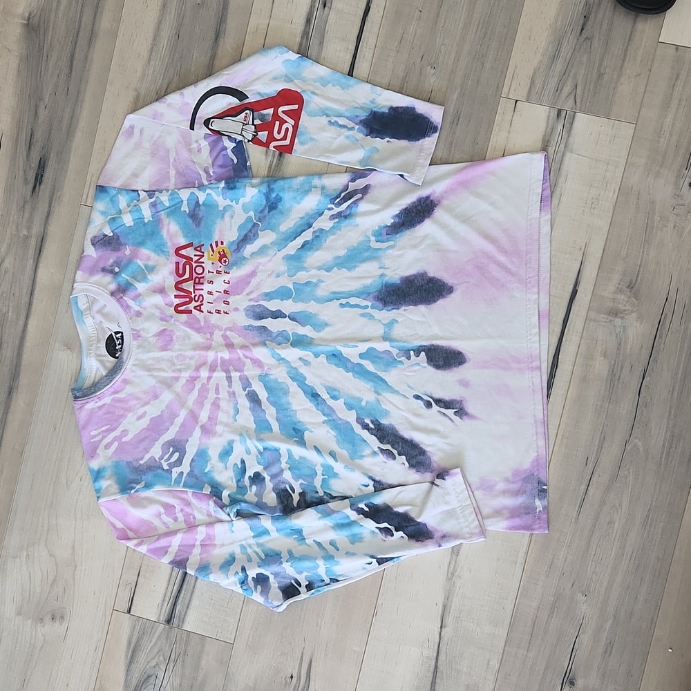 NASA tye dye shirt size L